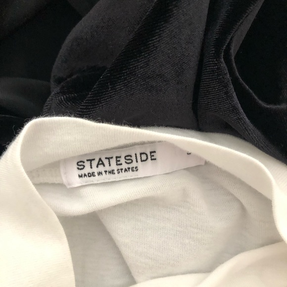 Stateside Oversized Shoulder Pad Dress - White - Picture 6 of 7